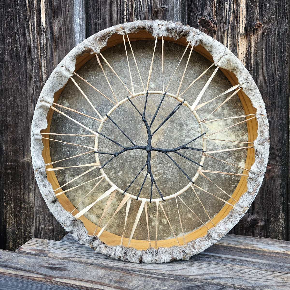 Ritual drum ø 45 cm - cow
