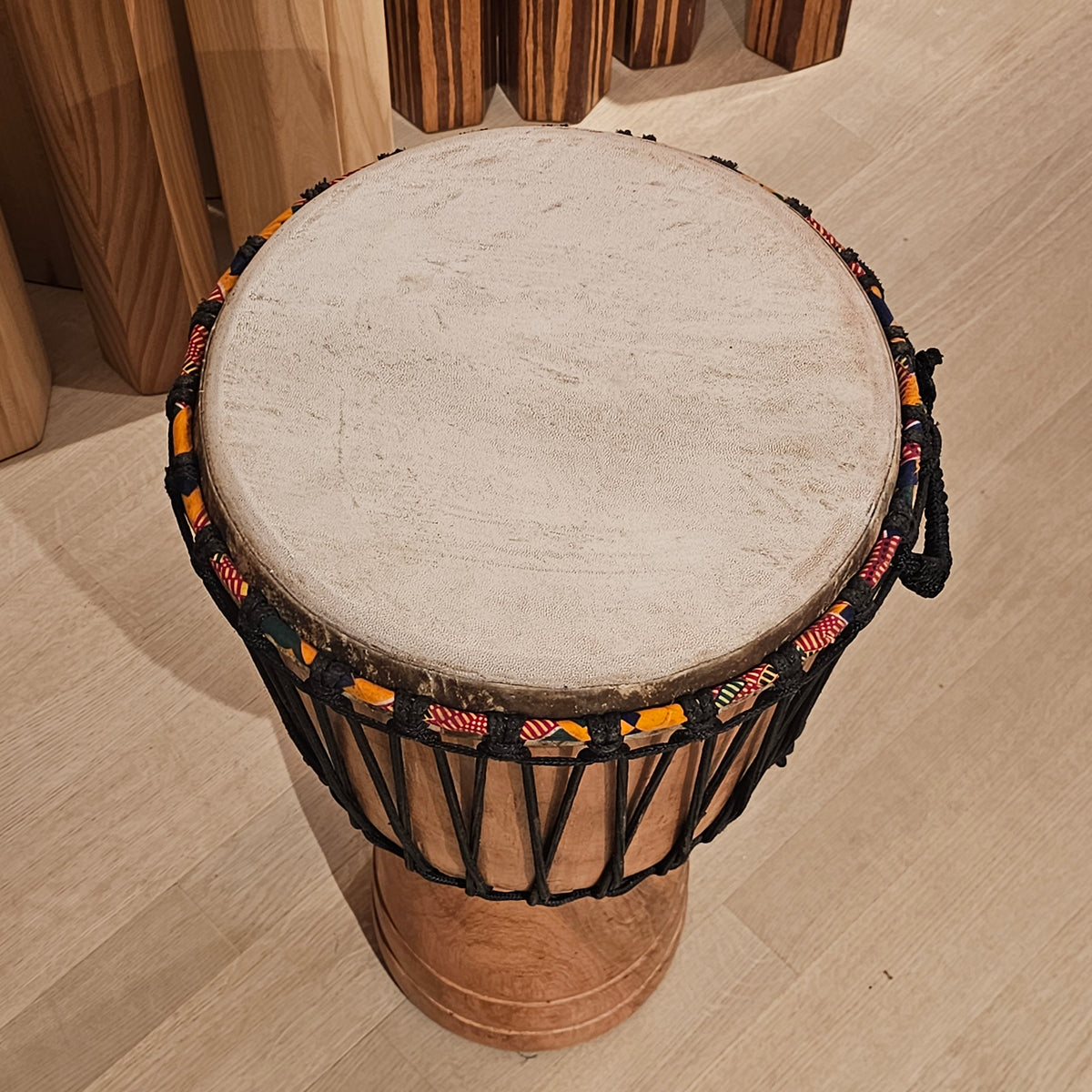 Djembé from Ghana Ø 33 cm, H 63 cm