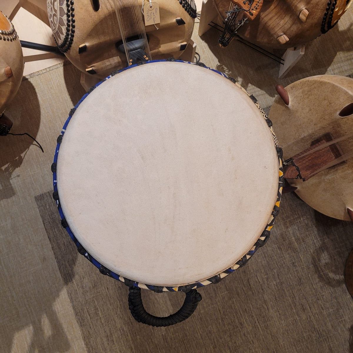Djembé du Ghana, Ø 37 cm, H 63 cm
