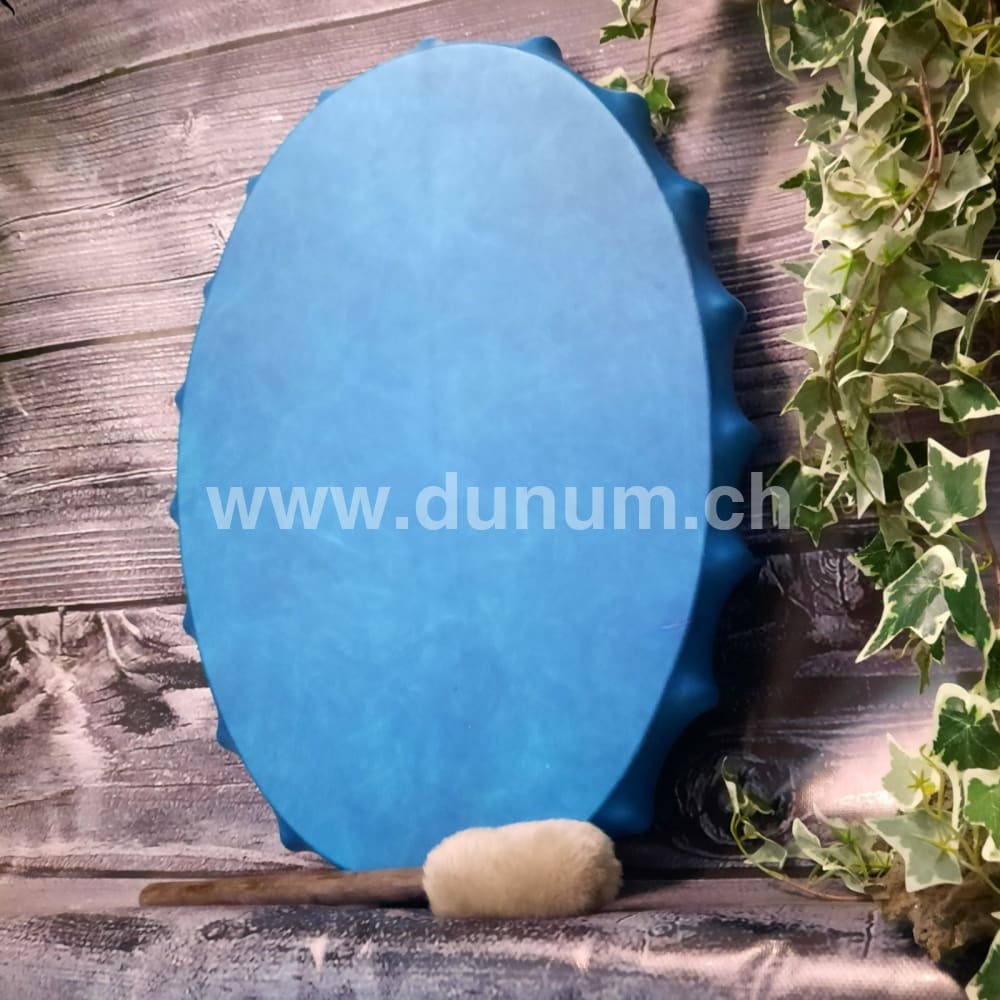 Schamanentrommel Oval Blau - Ziege | Schamanentrommel | Perkussion & Trommel | Dunum.ch