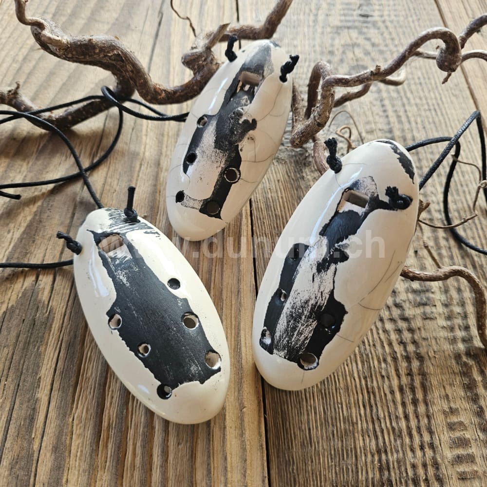 Sepia-Okarina | 5 Loch | pentatonisch in F 432 Hz