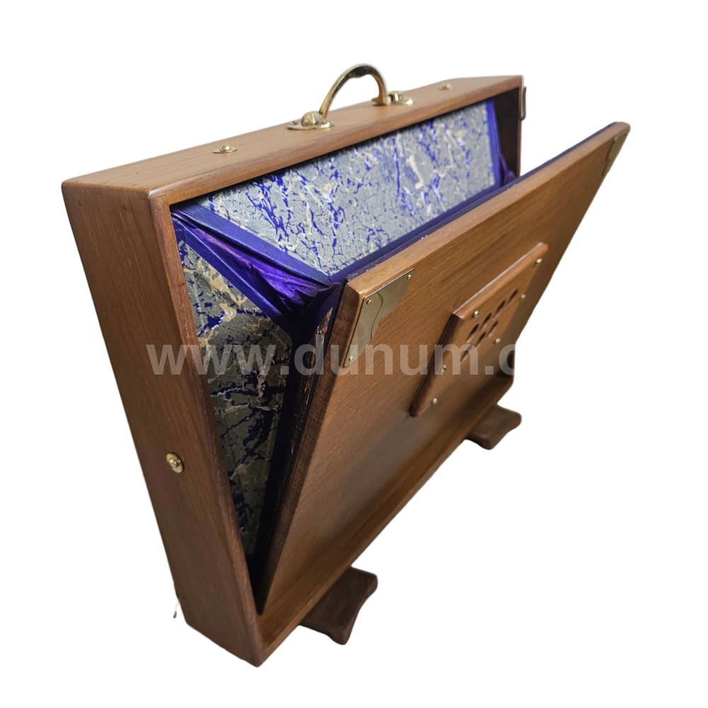 Shruti Box G-Stimmung 3 Oktaven – 36 chromatische Töne | Teakholz | inkl. Tasche
