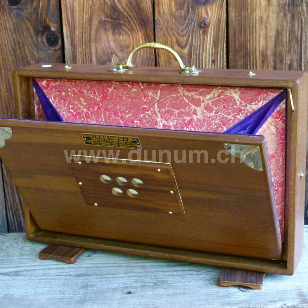 Shruti Box 2 Oktaven in G gross - 440 Hz Vollholz | Melodisch & Harmonisch | Shrutibox & Harmonium | Dunum.ch