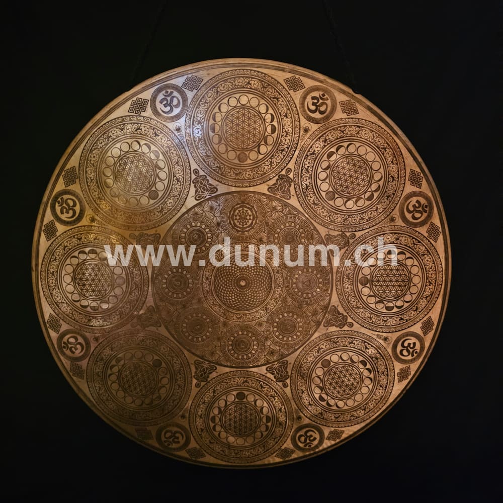 Tempelgong aus Nepal ø 40 cm - Mondzyklen