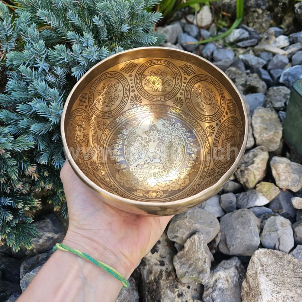 Tibetische Klangschale - ø 13.5 cm | Sakral Chakra