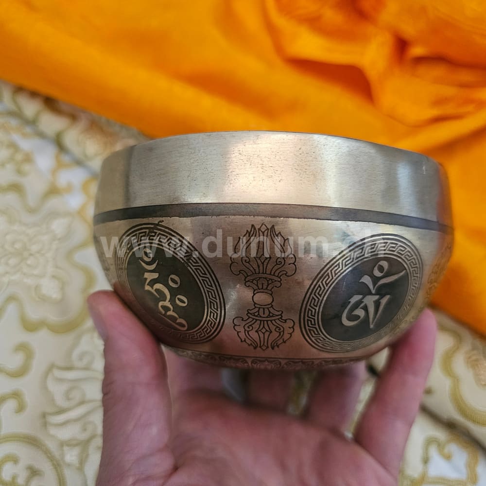 Tibetische Klangschale - Weisse Tara ø 12 cm