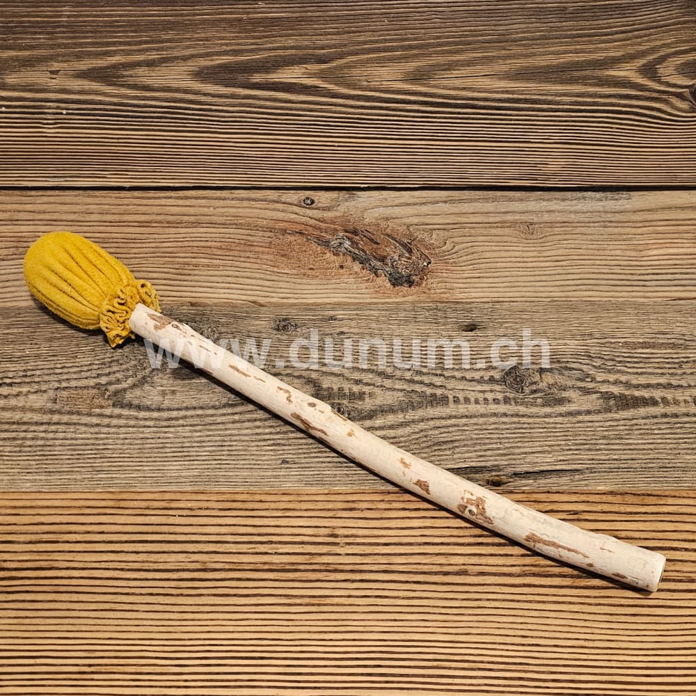 Trommelstock Leder/Biberholz