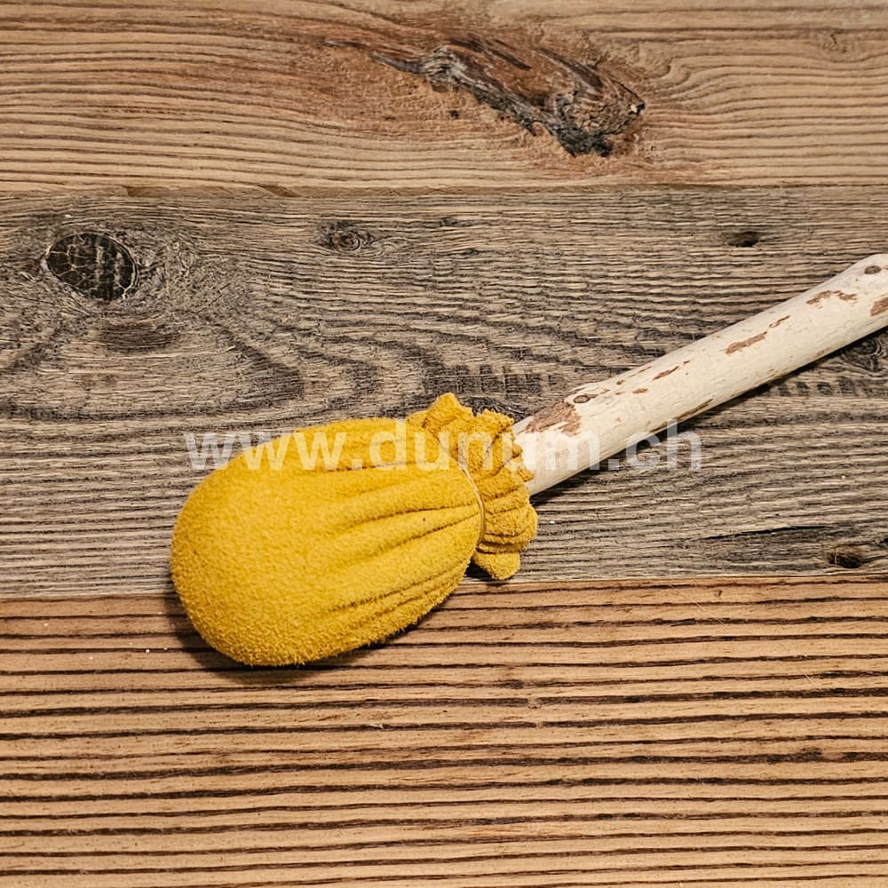 Trommelstock Leder/Biberholz