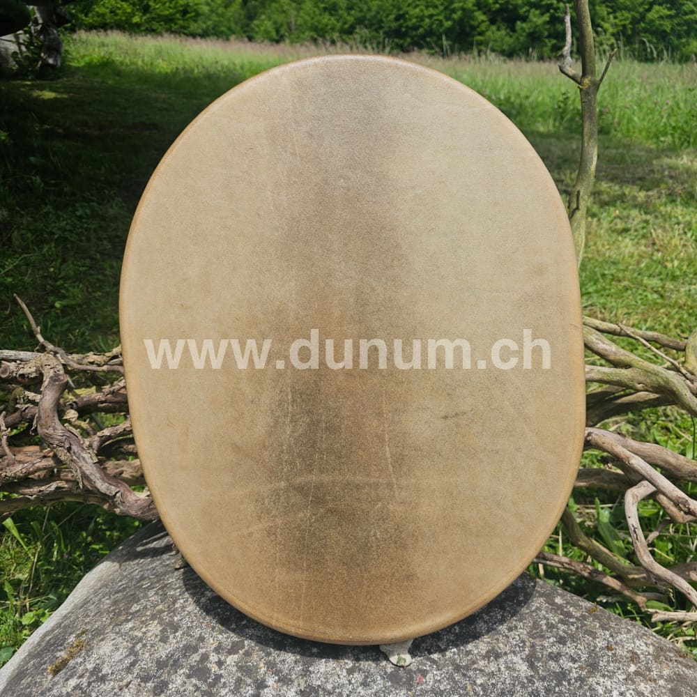 Vollmond Schamanentrommel oval - Rentier | Linde - spannbar