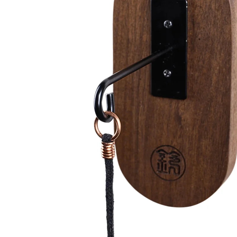 Crochets muraux pour carillons | Bois de noyer