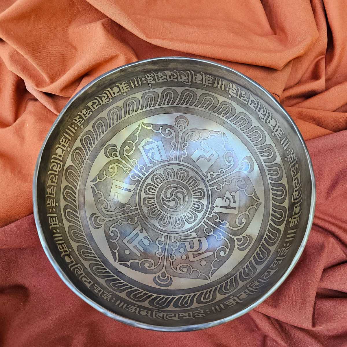 Singing bowl Triple Yin and Yang - ø 20 cm