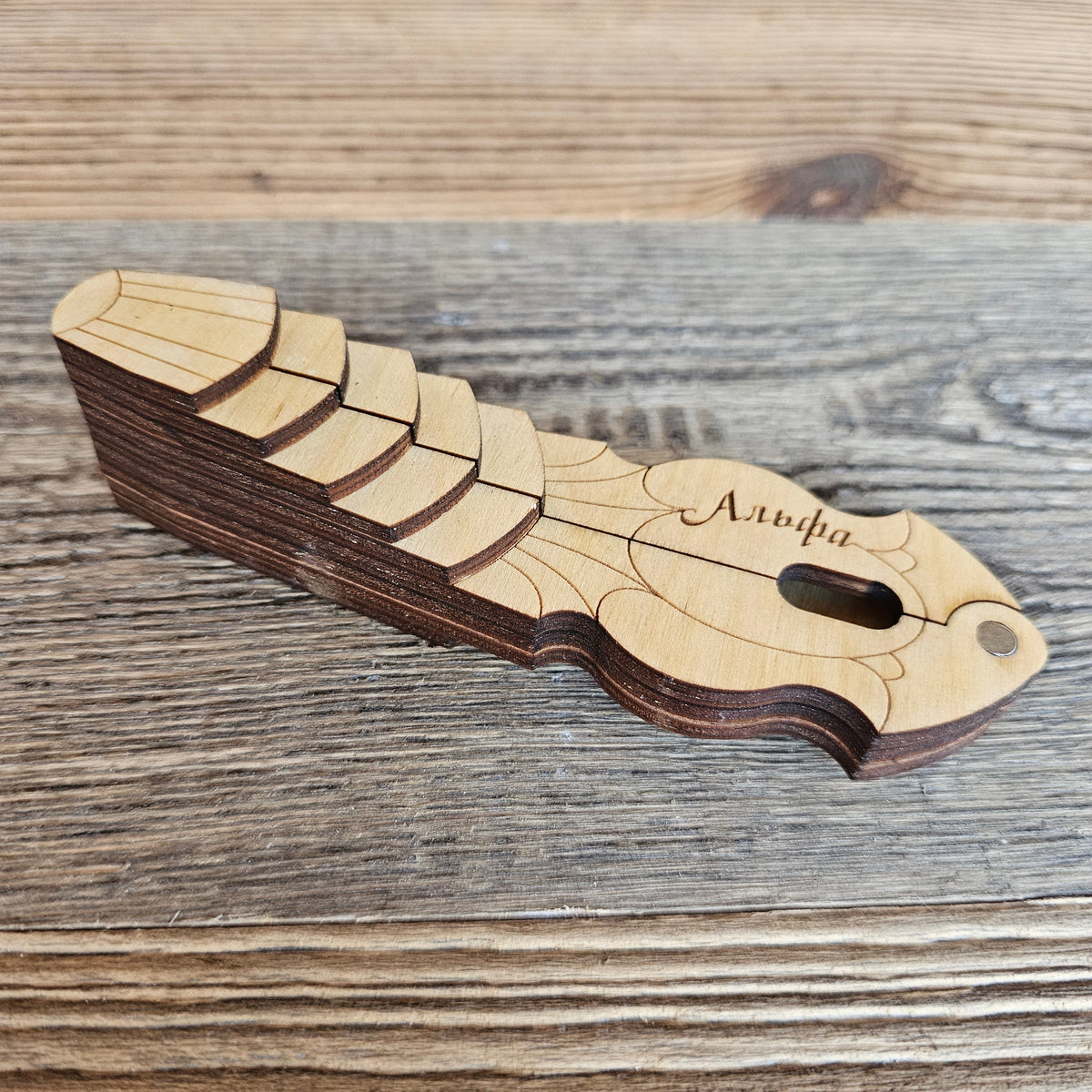 Jew&#39;s harp Alpha with wooden box