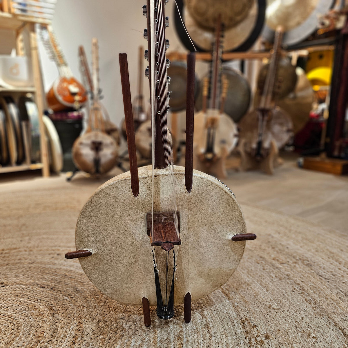 Kora 21 Saiten Sapele | Saiteninstrumente | Kora N'Goni | Dunum.ch
