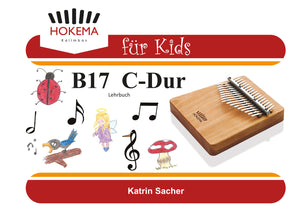 Lehrbuch für Kids - Kalimba B17 (orange) | Melodisch & Harmonisch | Sansula & Kalimba | Dunum.ch