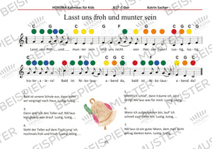 Lehrbuch für Kids - Kalimba B17 (orange) | Melodisch & Harmonisch | Sansula & Kalimba | Dunum.ch