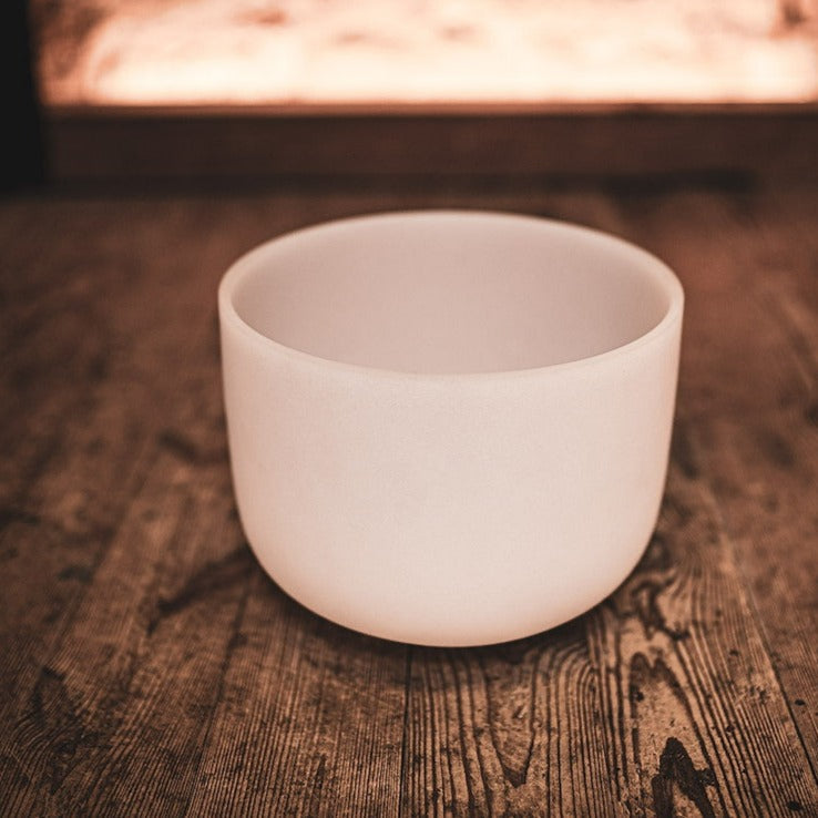 12" / 30cm Solar Plexus-Chakra Kristallklangschale E | 432Hz | Klangschalen & Stimmgabeln | Dunum.ch