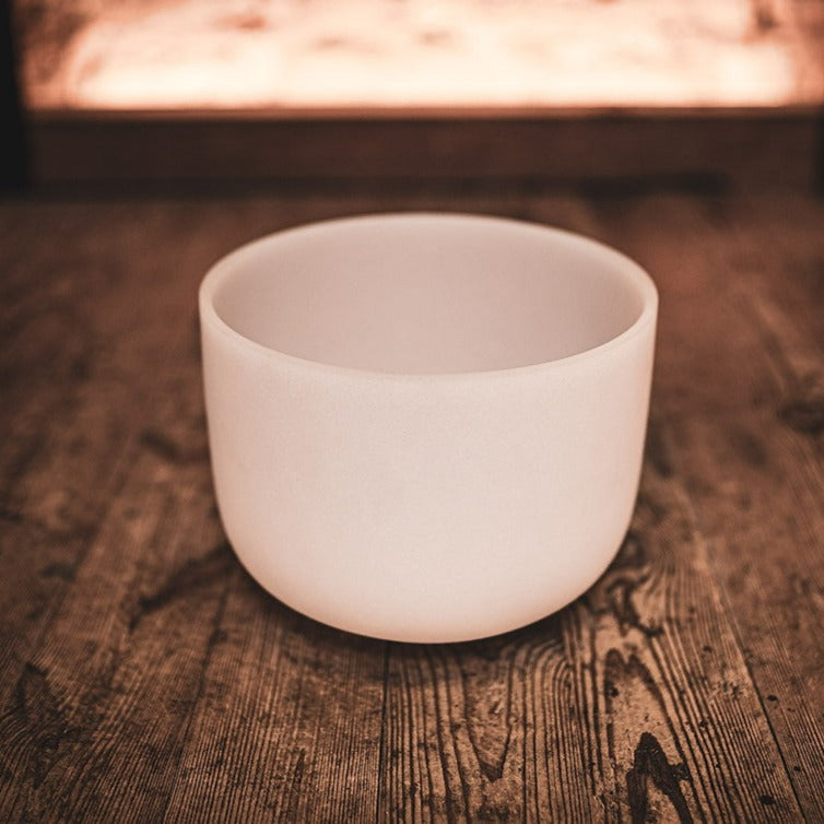 10" / 25cm Herz-Chakra Kristallklangschale F | 432Hz | Klangschalen & Stimmgabeln | Dunum.ch