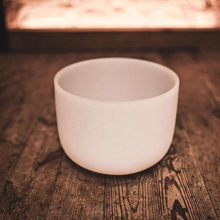 11" / 28cm Herz-Chakra Kristallklangschale F | 432Hz | Klangschalen & Stimmgabeln | Dunum.ch