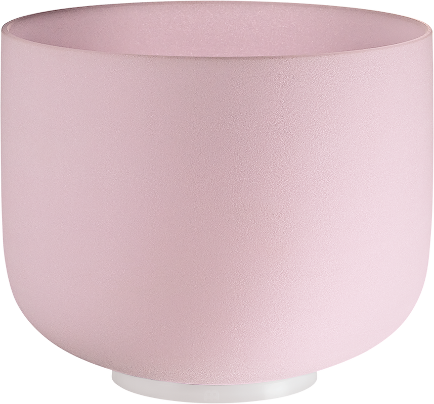 Rosenquartz Kristallklangschale ø 25.5 cm - F - Herz Chakra | Klangschalen &amp; Stimmgabeln | Dunum.ch