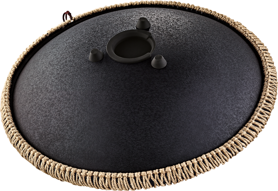 Octave Steel Tongue Drum - D Kurd - Blumendesign | Handpan | Dunum.ch