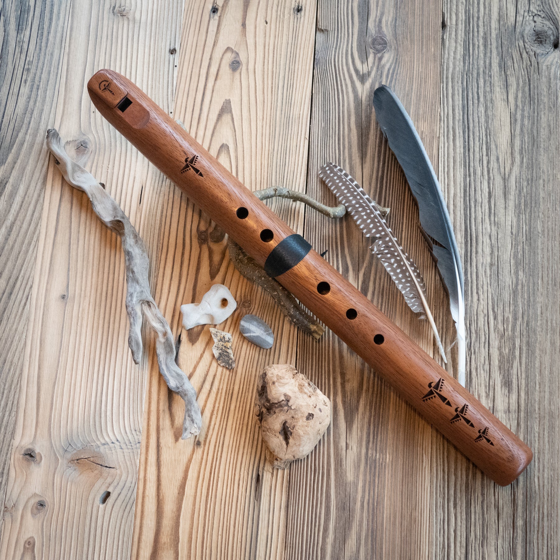 Wooden shop bass flute