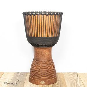 Djembé Meisterklasse aus Burkina Faso Ø 34 cm, H 67 cm