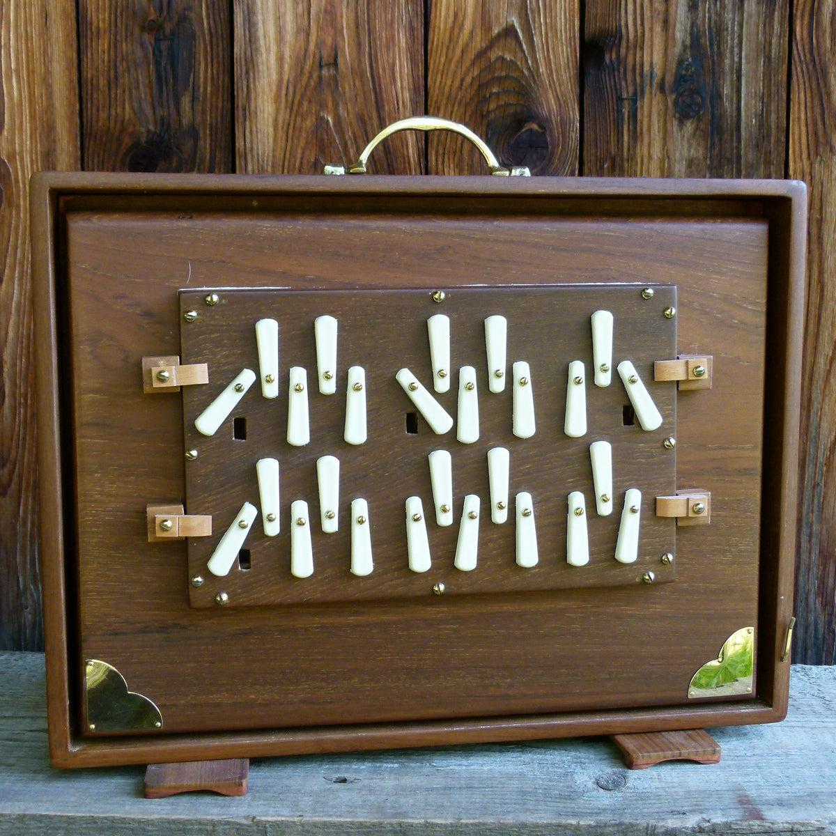Shruti Box 2 Oktaven in G gross - 432 Hz Vollholz | Melodisch &amp; Harmonisch | Shrutibox &amp; Harmonium | Dunum.ch