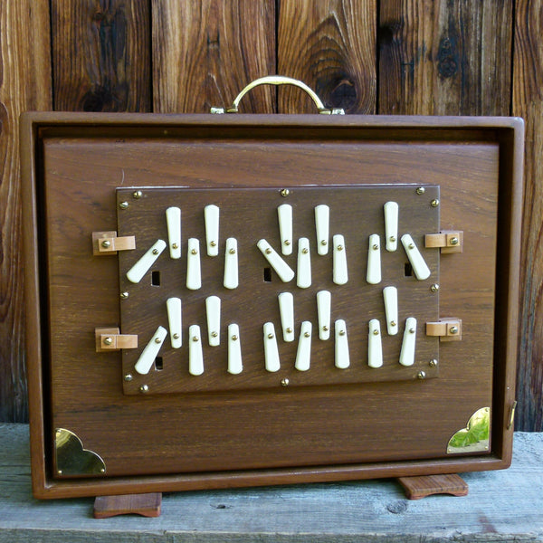 Startseite Produkte Shruti Box 2 Oktaven in G gross 432 Hz Vollholz