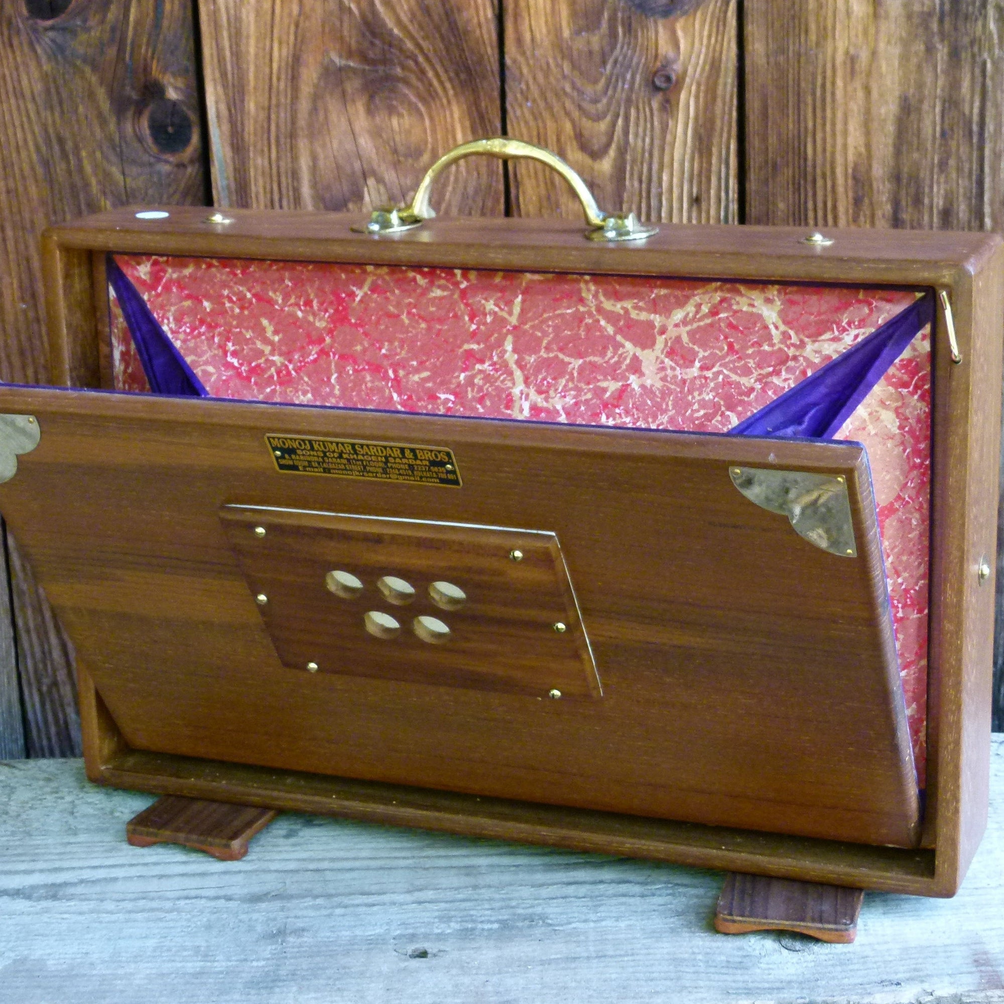 Shruti Box 2 Oktaven in G gross - 440 Hz Vollholz | Melodisch & Harmonisch | Shrutibox & Harmonium | Dunum.ch