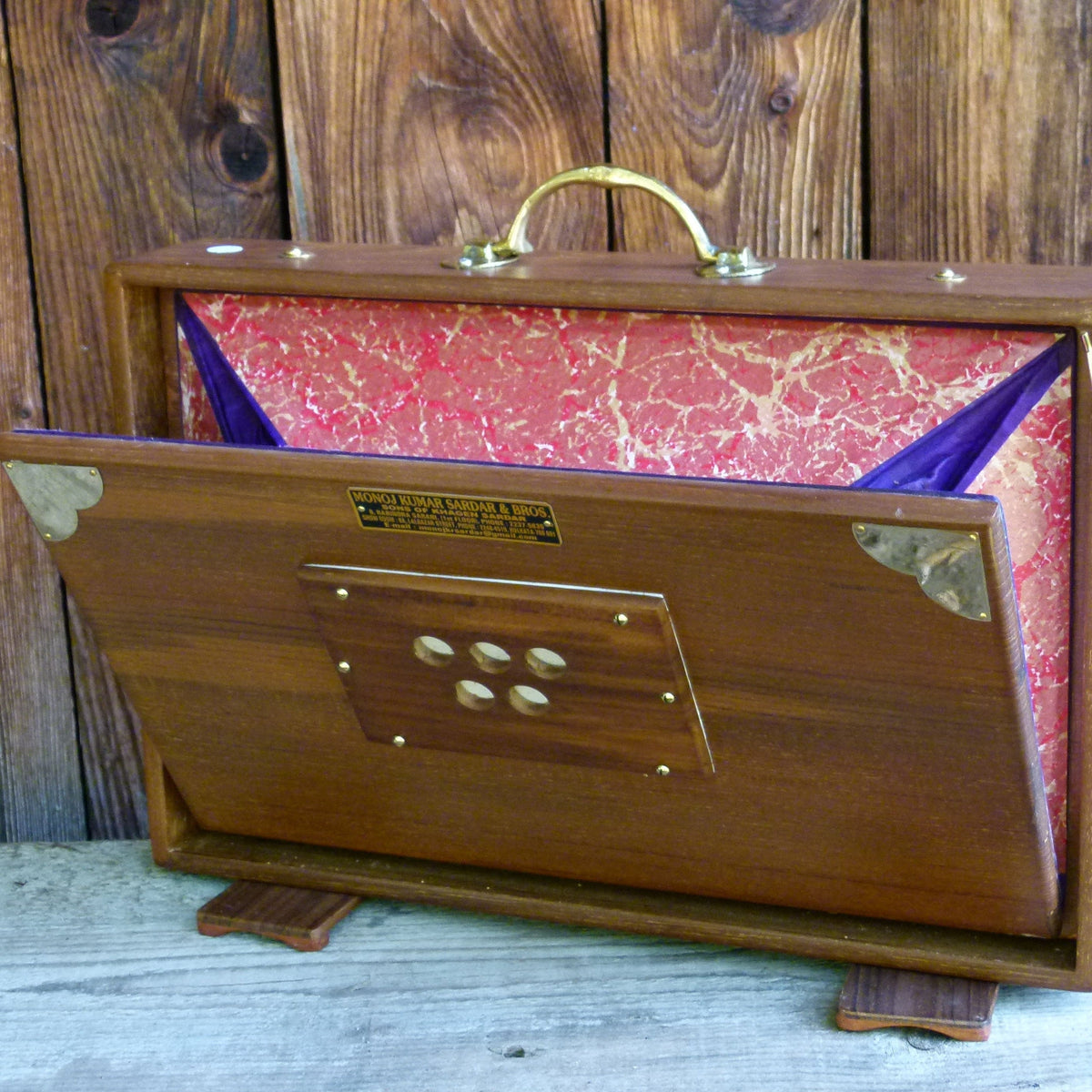 Shruti Box 2 Oktaven in G gross - 432 Hz Vollholz | Melodisch &amp; Harmonisch | Shrutibox &amp; Harmonium | Dunum.ch