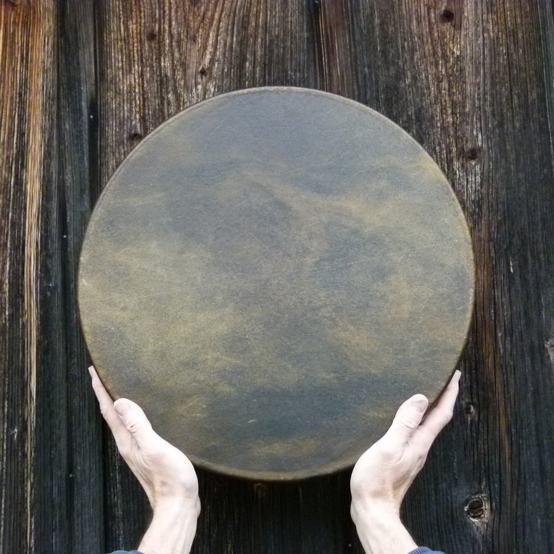Fullmoon Shaman Drum ø 40 cm - Bison - Spruce