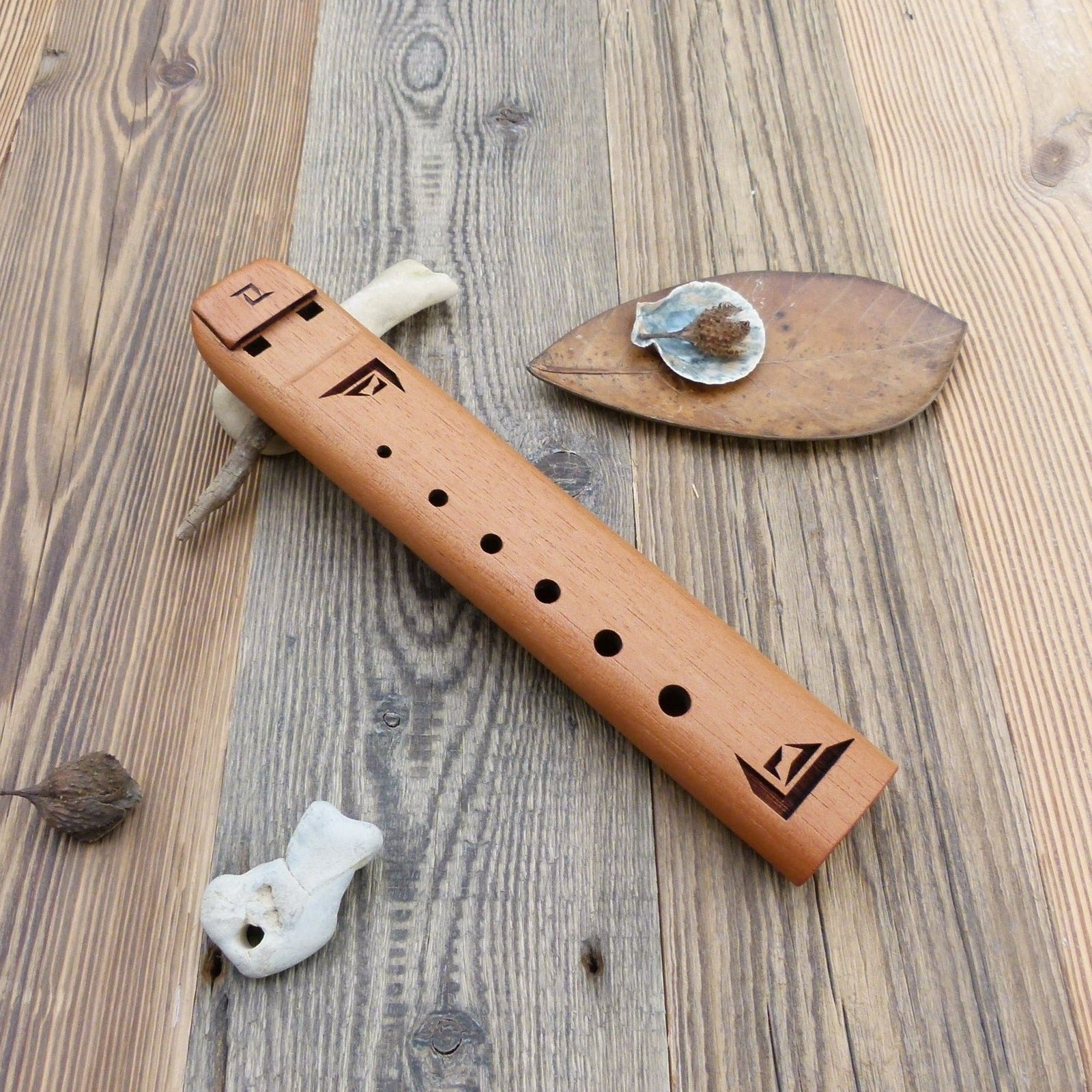 Doppel Nova Flöte - hohes D | Blasinstrumente | Indianische Flöten | Dunum.ch