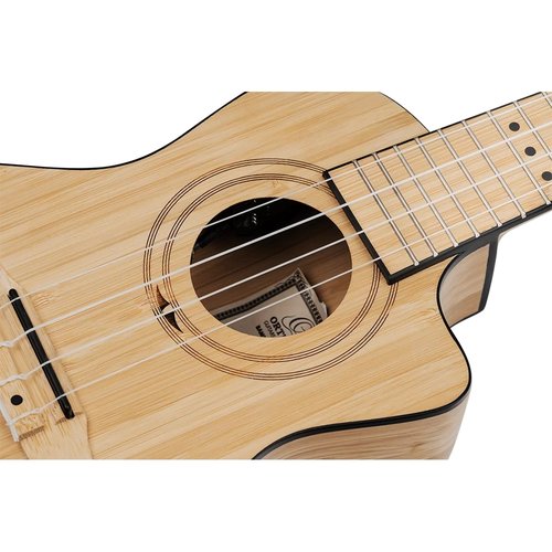 Ukulele Concerto Bambus m- Pick Up und Tasche | Saiteninstrumente | Ukulele, Eco Guitarre &amp; Bass | Dunum.ch