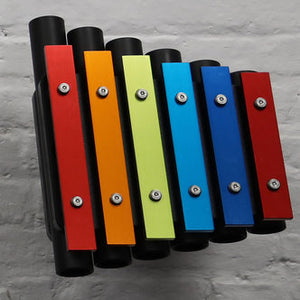 Rainbow Metallophon | Outdoor Instrumente | Xylophon, Metallphon & Marimba | Dunum.ch