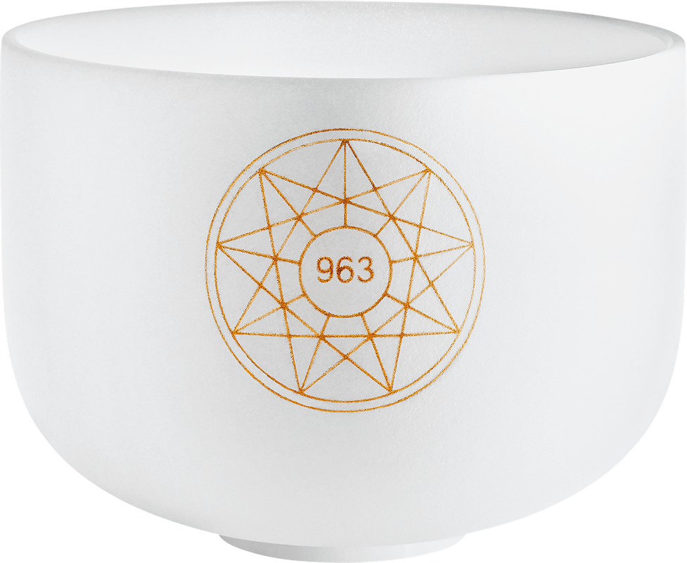 10" / 25cm Solfeggio Kristallklangschale - 963Hz / B4 | Klangschalen & Stimmgabeln | Dunum.ch
