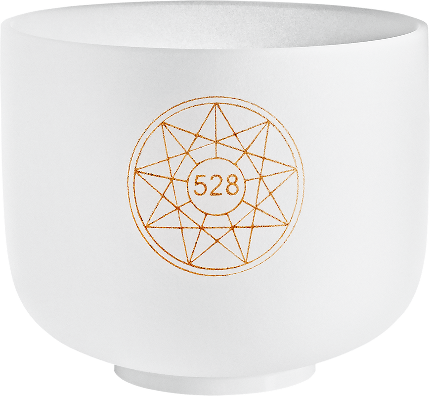 8" / 20cm Solfeggio Kristallklangschale - Mi 528Hz / C5 | Klangschalen & Stimmgabeln | Dunum.ch