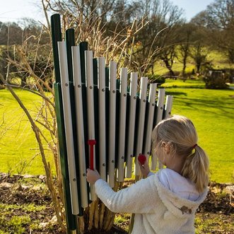 Cherub - Röhrenglockenspiel mit 11 Alu-Röhren | Outdoor Instrumente | Windspiele, Glocken & Freechimes | Dunum.ch