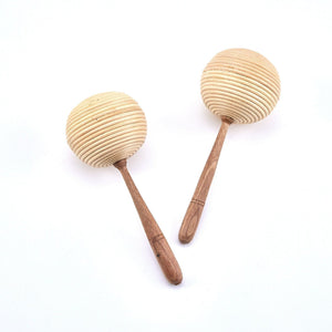 Rattan Maracas Gross | Musikinstrumente für Gross & Klein | Klangeffektinstrumente | Dunum.ch