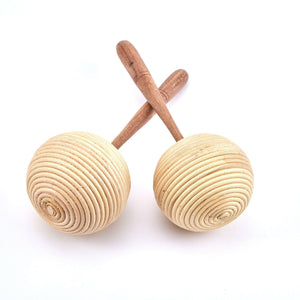 Rattan Maracas Gross | Musikinstrumente für Gross & Klein | Klangeffektinstrumente | Dunum.ch