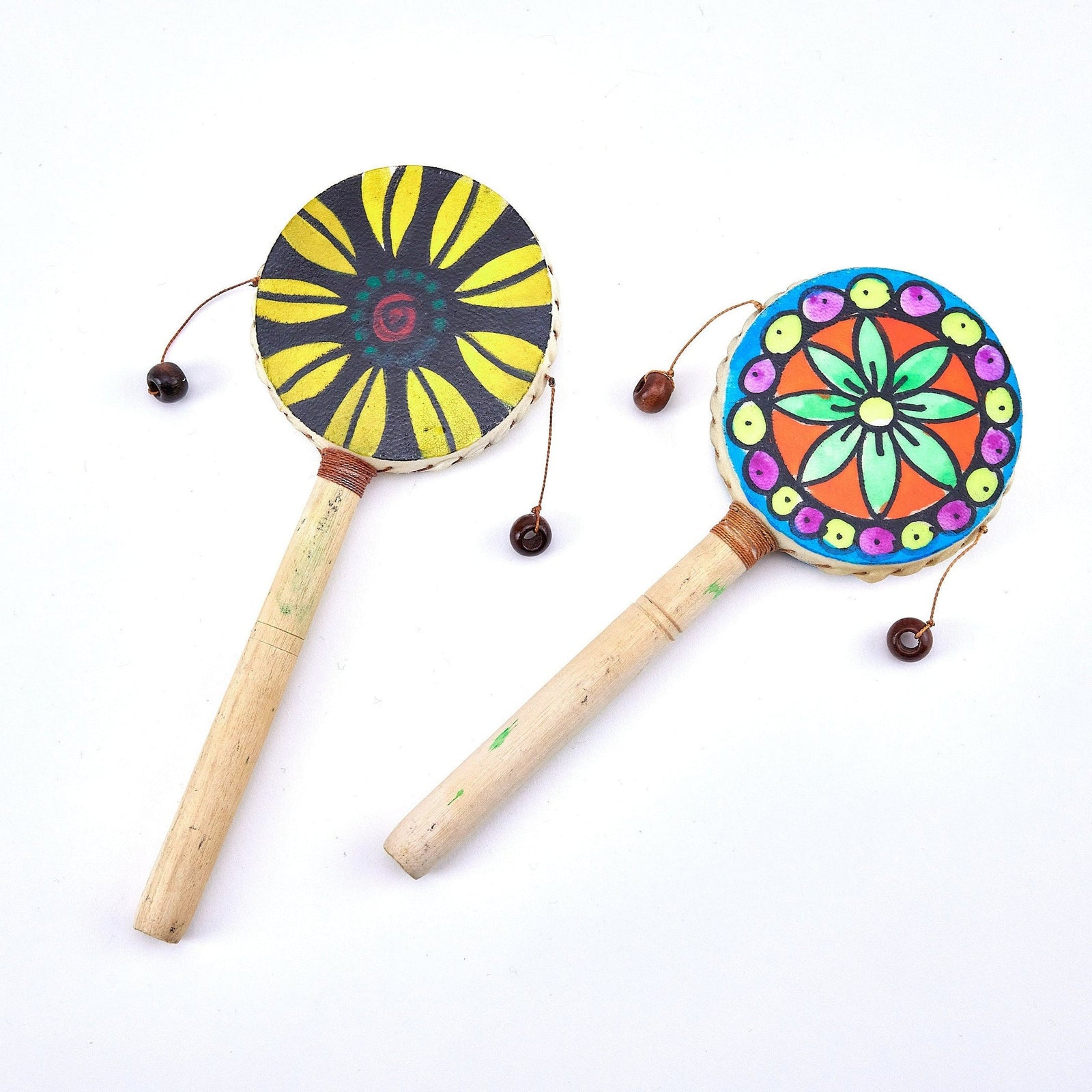 Damasa bemalt | Musikinstrumente für Gross & Klein | Klangeffektinstrumente | Dunum.ch