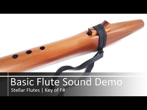 Stellar Basic Flute F# - natural light cedar wood