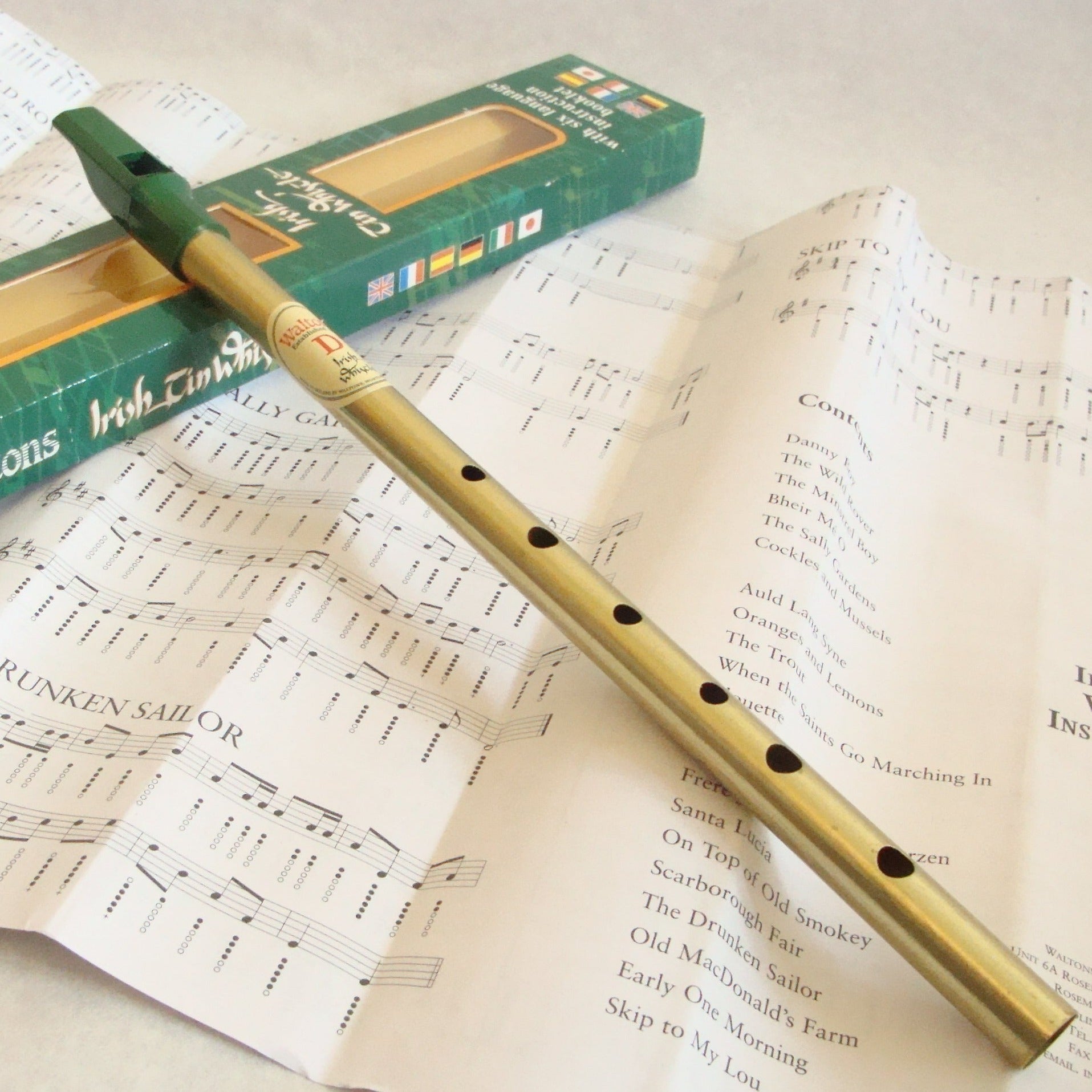 Irische Tin Whistle D - Waltons | Blasinstrumente | Tin Whistle Welt | Dunum.ch