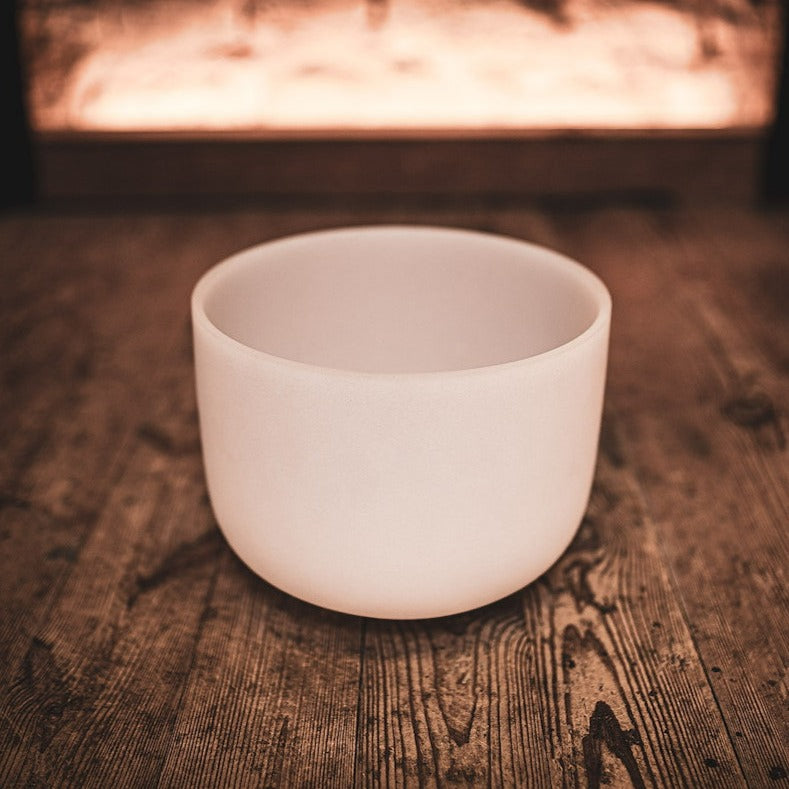 8" / 20cm Kronen-Chakra Kristallklangschale B | 432Hz | Klangschalen & Stimmgabeln | Dunum.ch