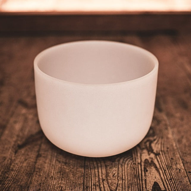 14" / 35cm Hals-Chakra Kristallklangschale G | 432Hz | Klangschalen & Stimmgabeln | Dunum.ch