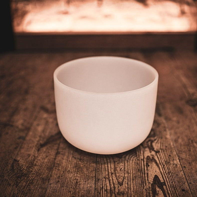 10" / 25cm Hals-Chakra Kristallklangschale G | 432Hz | Klangschalen & Stimmgabeln | Dunum.ch
