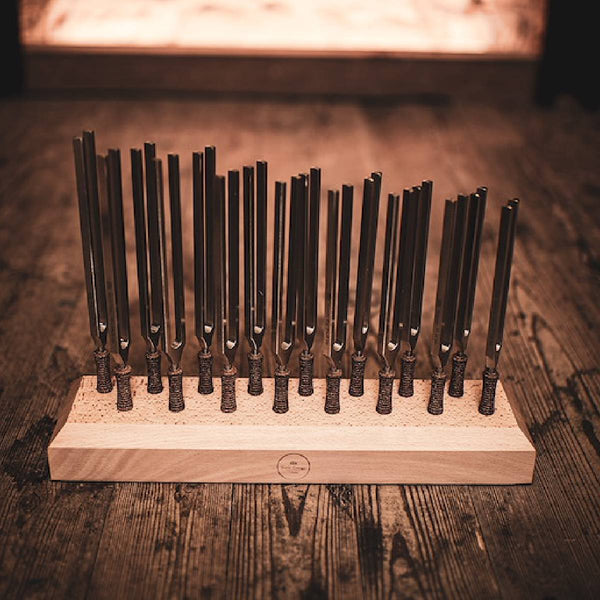 Stimmgabel-Set 440 Hz – 2 Stück Mit Holz-Resonatorbox & Klopfer, Für Physikexperimente & Unterricht