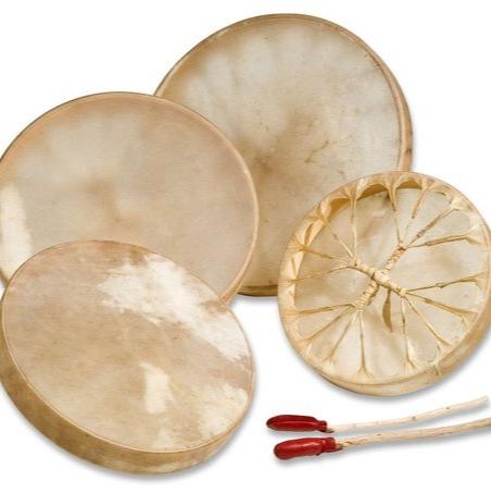 Ritual - Trommel ø 30 - 55 cm - Kalb  | Schamanentrommel | Perkussion | Dunum.ch