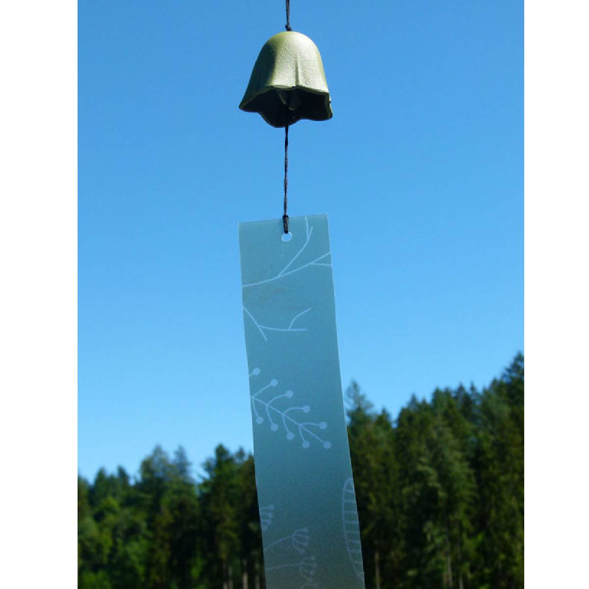 Japanische Windglocke grüne Tulpe | Glocken | Wind- und Tempelglocken | Dunum.ch